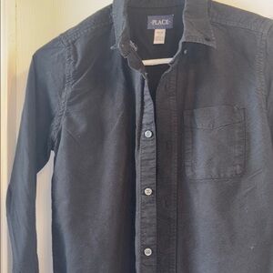 Place boy size 10 Black Casual Button Down Shirt for Effortless Style